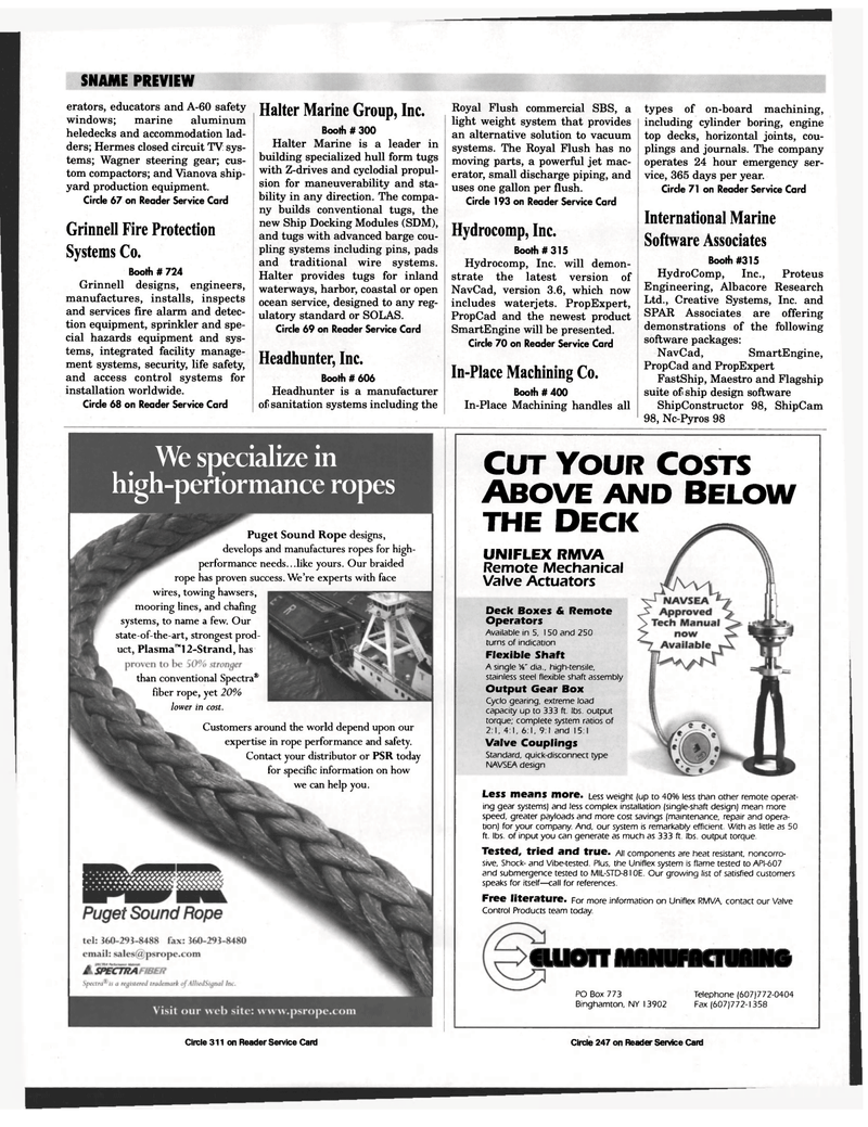 Maritime Reporter Magazine, page 66,  Oct 1998