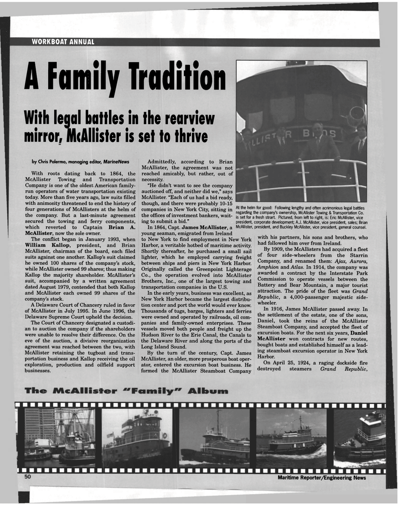 Maritime Reporter Magazine, page 50,  Nov 1998