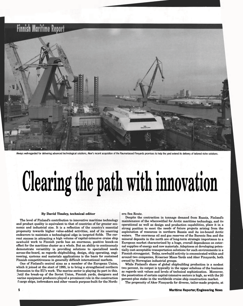 Maritime Reporter Magazine, page 96,  Nov 1998