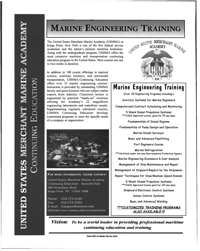 Maritime Reporter Magazine, page 2nd Cover,  Dec 1998