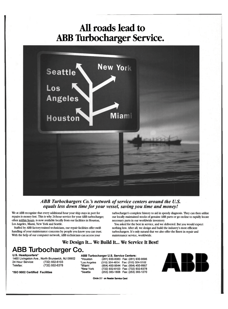 Maritime Reporter Magazine, page 28,  Feb 1999