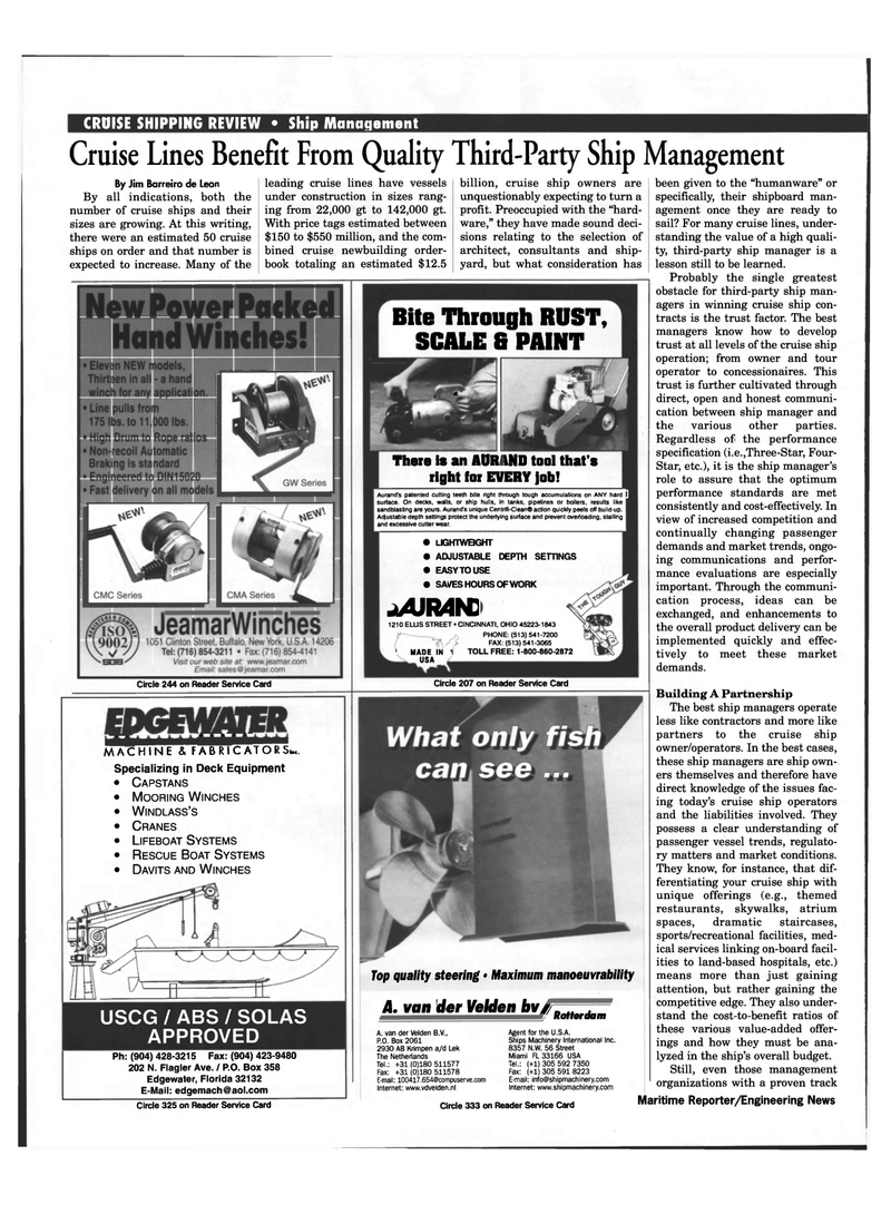 Maritime Reporter Magazine, page 45,  Feb 1999