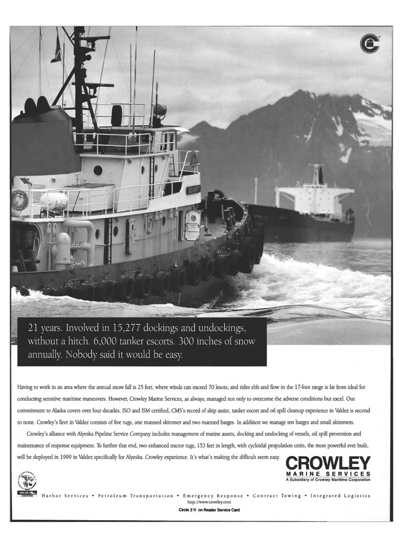 Maritime Reporter Magazine, page 68,  Feb 1999