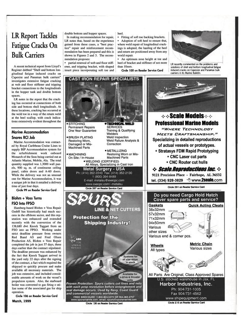 Maritime Reporter Magazine, page 35,  Mar 1999