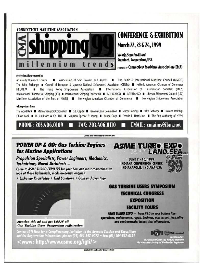 Maritime Reporter Magazine, page 75,  Mar 1999