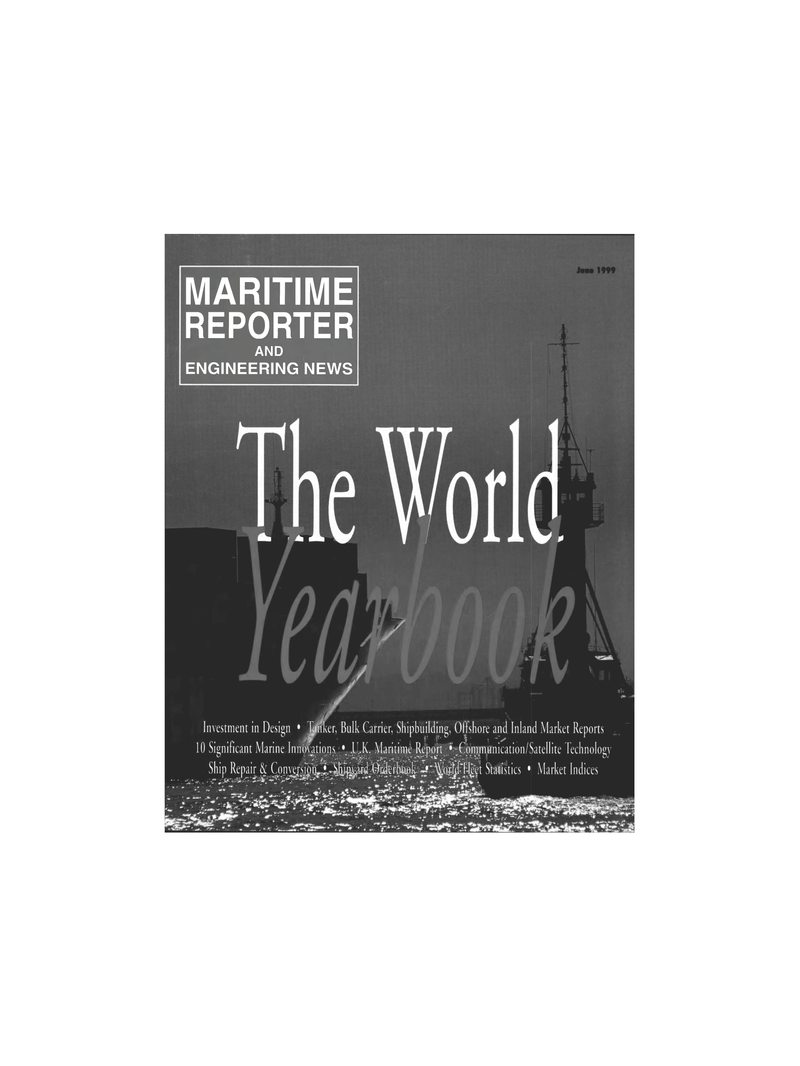 Maritime Reporter Magazine Cover Jun 1999 - 