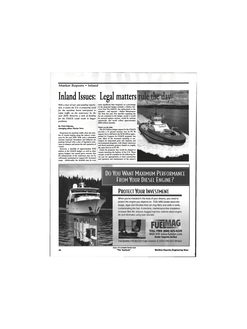 Maritime Reporter Magazine, page 34,  Jun 1999