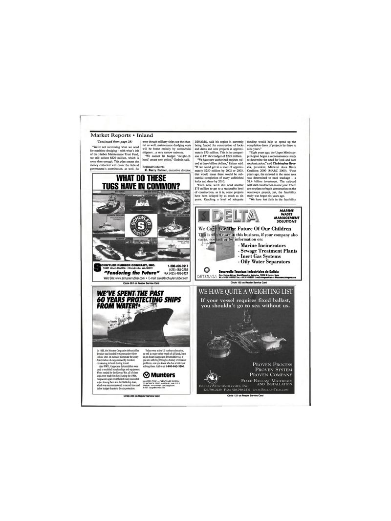 Maritime Reporter Magazine, page 43,  Jun 1999