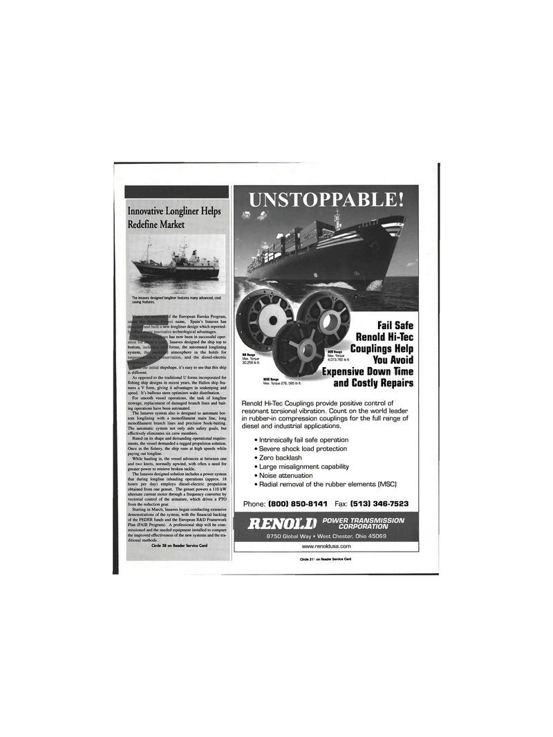 Maritime Reporter Magazine, page 57,  Jun 1999