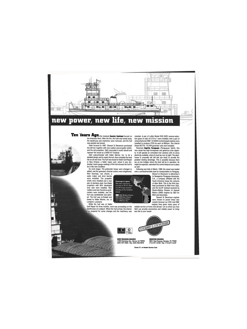 Maritime Reporter Magazine, page 71,  Jun 1999
