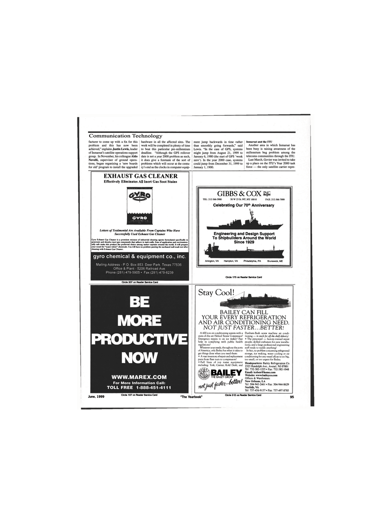 Maritime Reporter Magazine, page 93,  Jun 1999