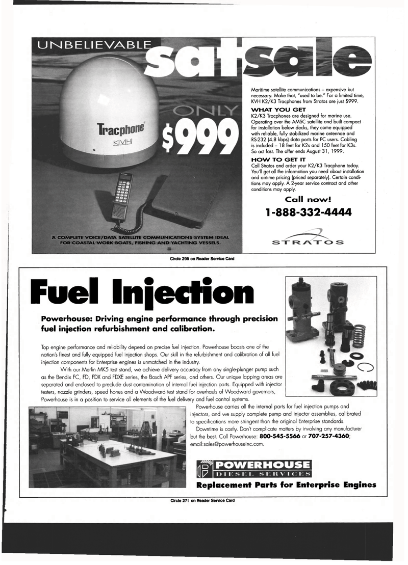 Maritime Reporter Magazine, page 9,  Jul 1999