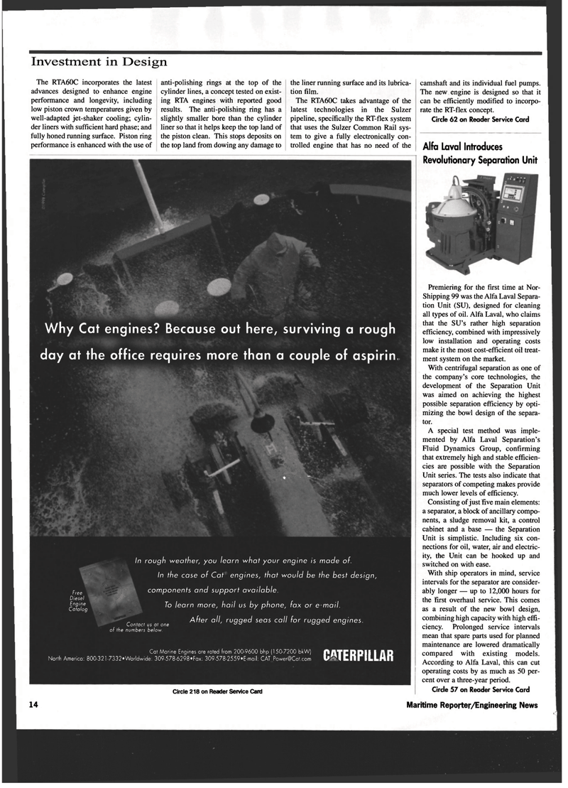 Maritime Reporter Magazine, page 14,  Jul 1999