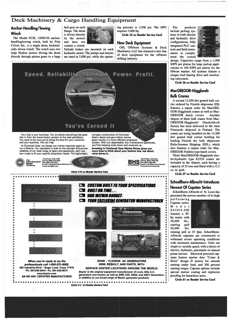 Maritime Reporter Magazine, page 48,  Jul 1999