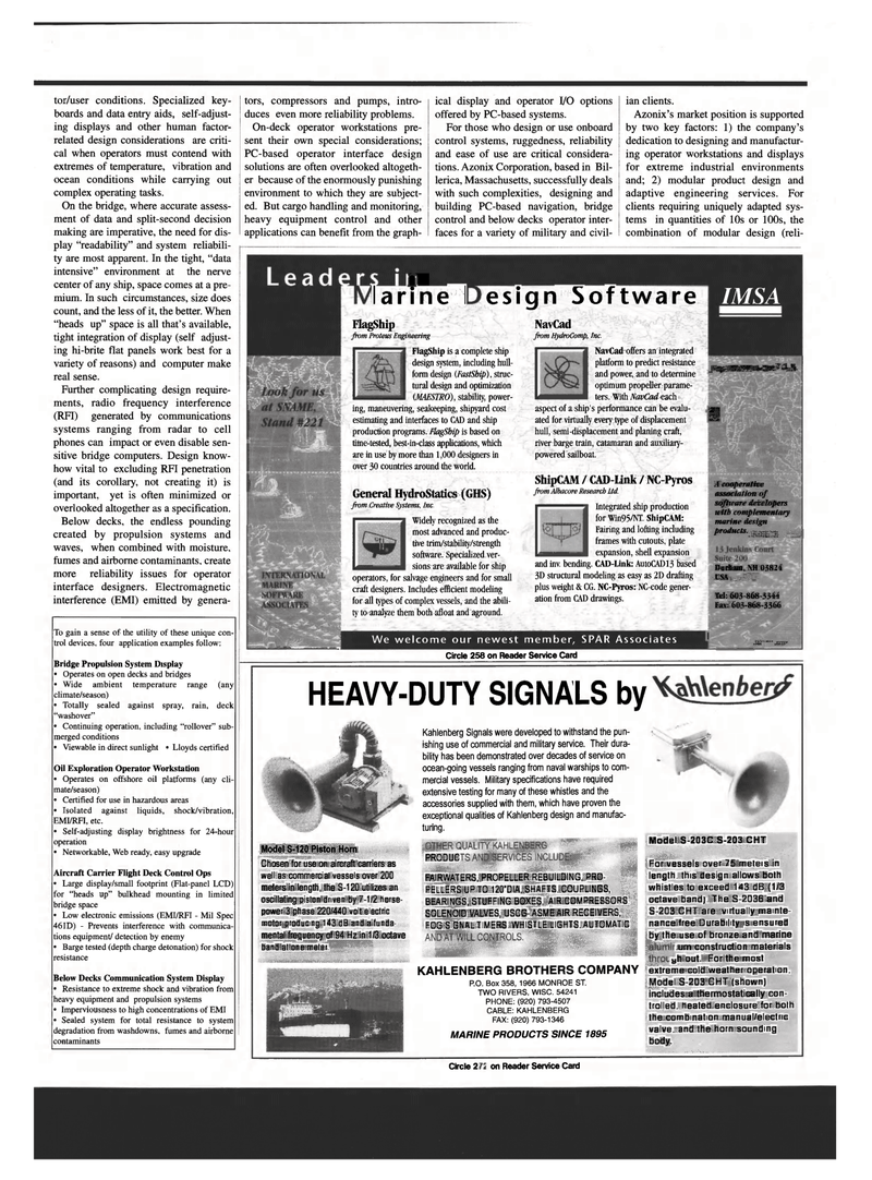 Maritime Reporter Magazine, page 53,  Sep 1999