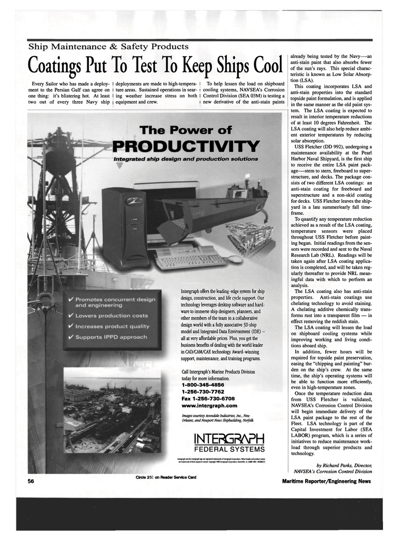 Maritime Reporter Magazine, page 58,  Sep 1999