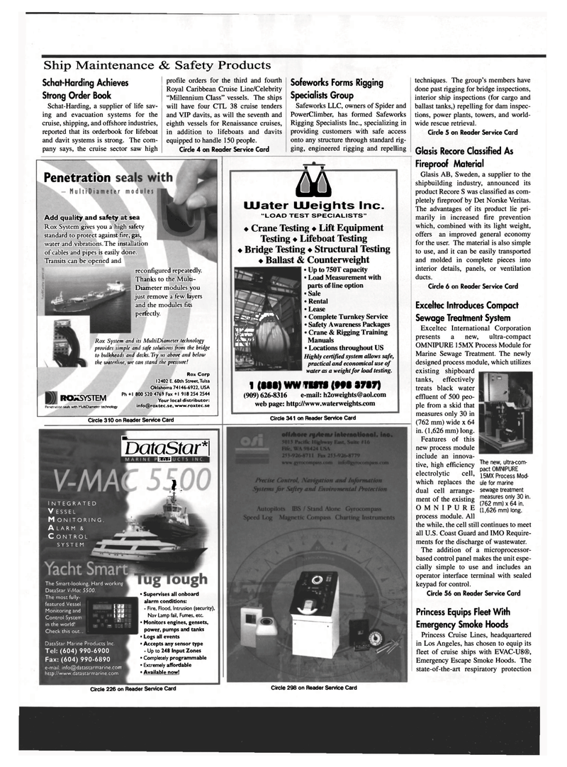 Maritime Reporter Magazine, page 60,  Sep 1999