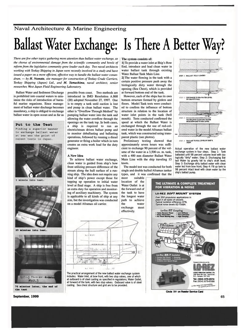 Maritime Reporter Magazine, page 67,  Sep 1999