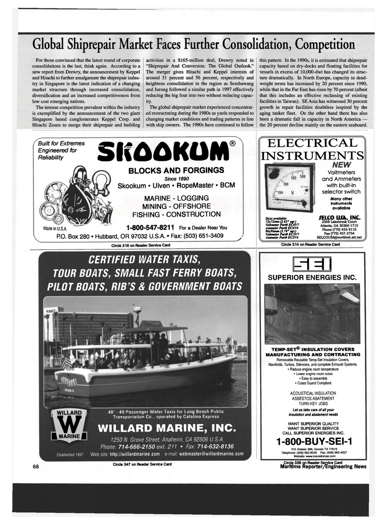 Maritime Reporter Magazine, page 70,  Sep 1999