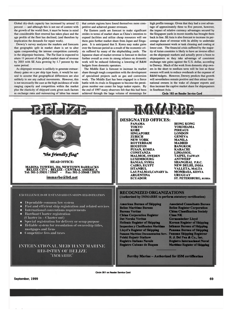 Maritime Reporter Magazine, page 71,  Sep 1999