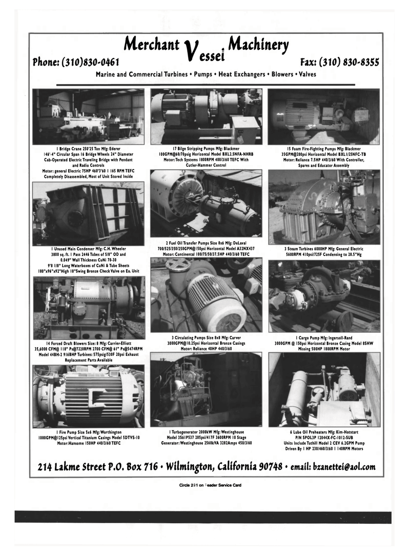 Maritime Reporter Magazine, page 72,  Sep 1999