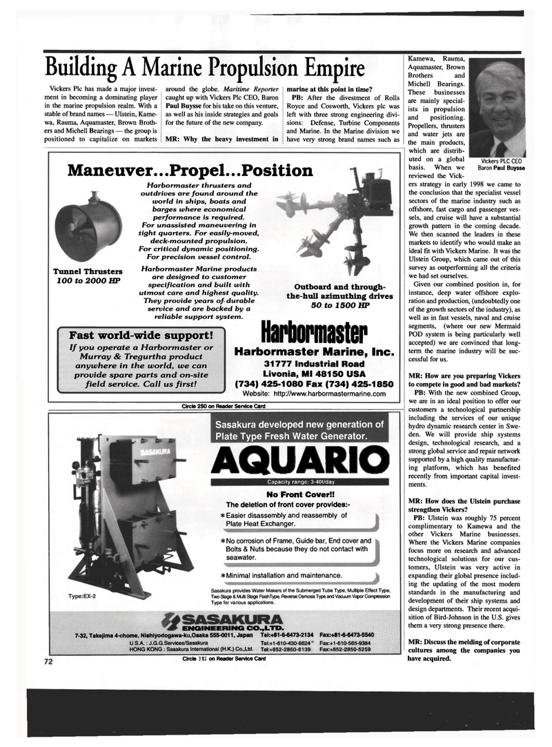 Maritime Reporter Magazine, page 74,  Sep 1999