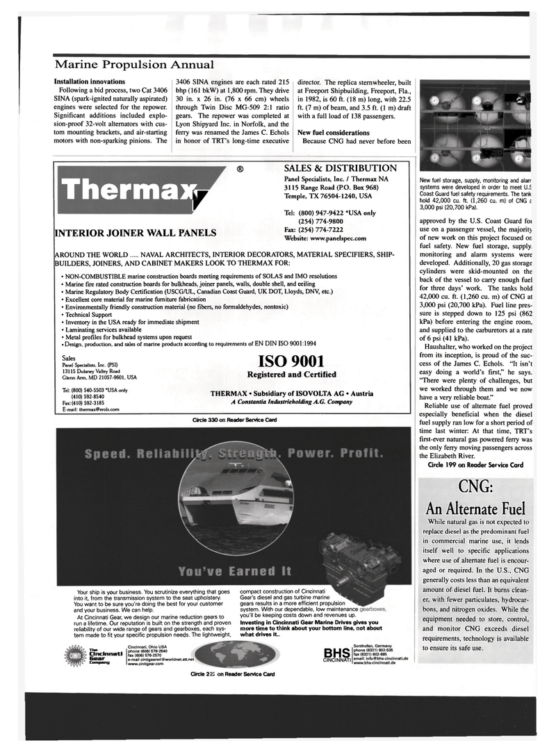 Maritime Reporter Magazine, page 80,  Sep 1999