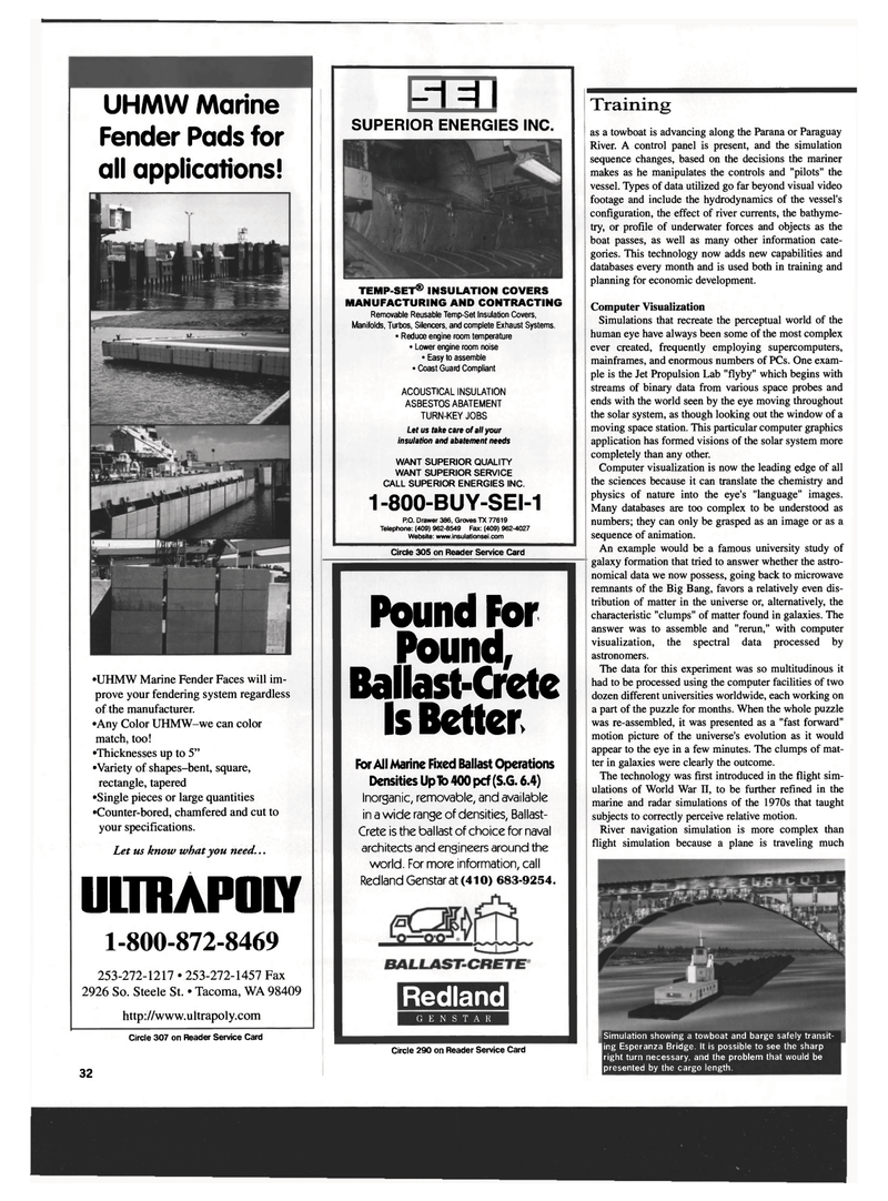 Maritime Reporter Magazine, page 32,  Oct 1999