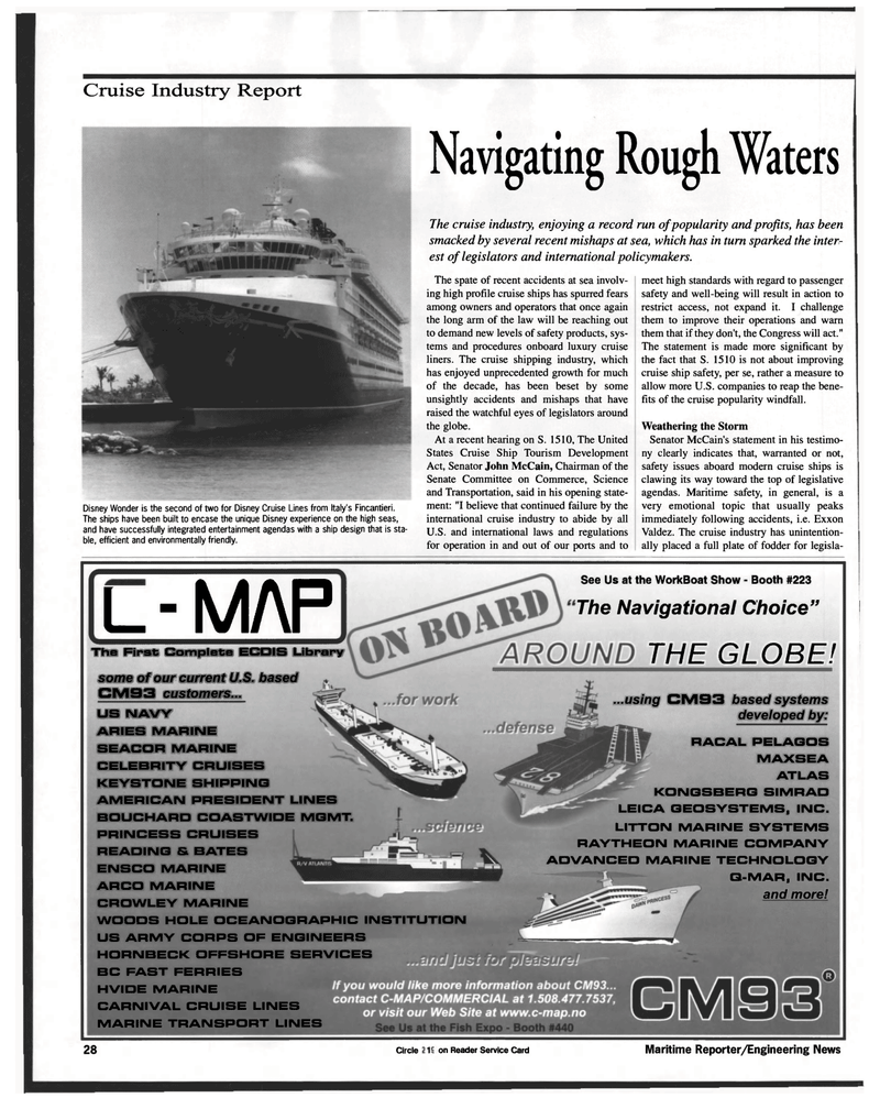 Maritime Reporter Magazine, page 28,  Nov 1999