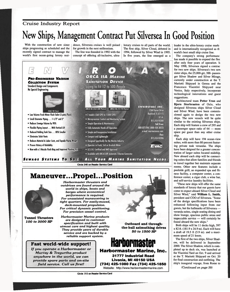 Maritime Reporter Magazine, page 36,  Nov 1999