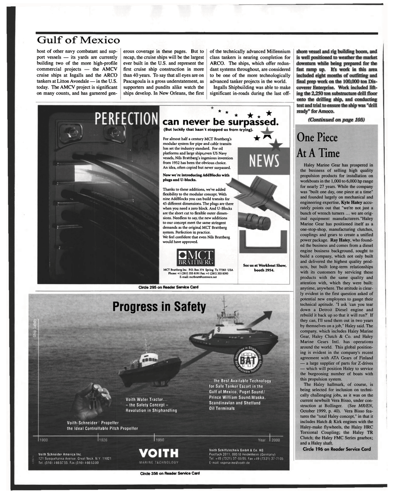 Maritime Reporter Magazine, page 44,  Nov 1999