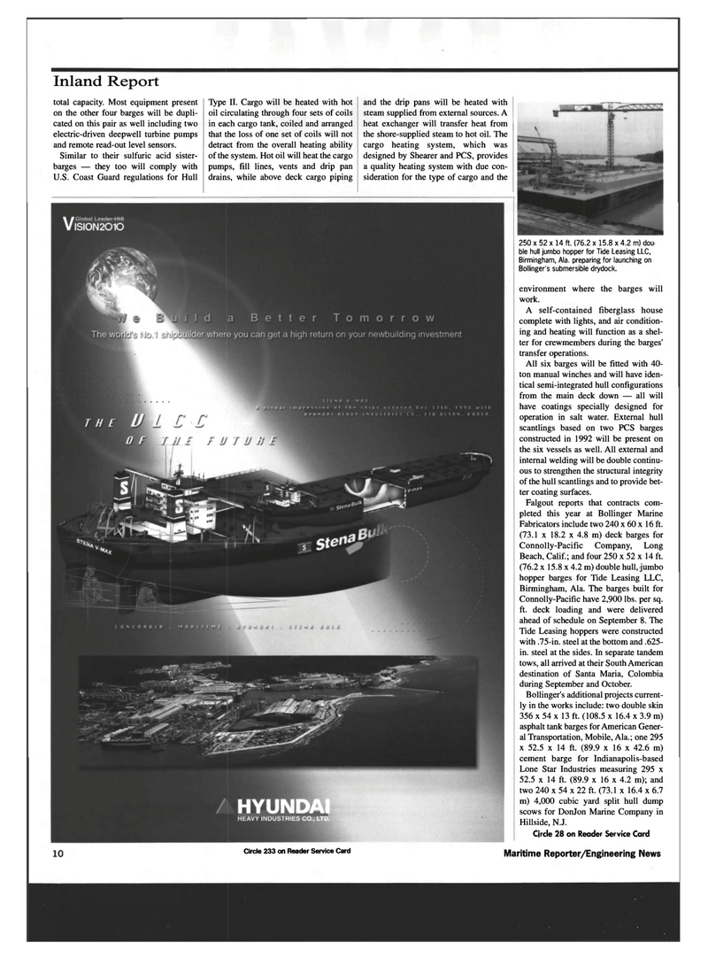Maritime Reporter Magazine, page 10,  Dec 1999