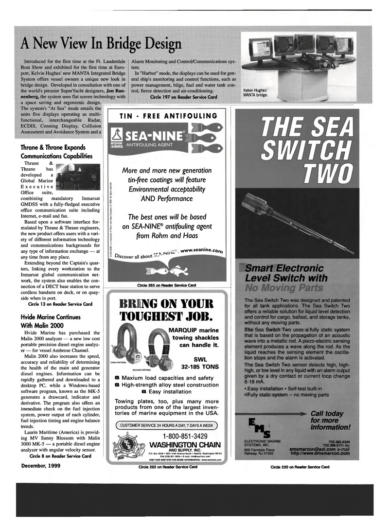 Maritime Reporter Magazine, page 23,  Dec 1999