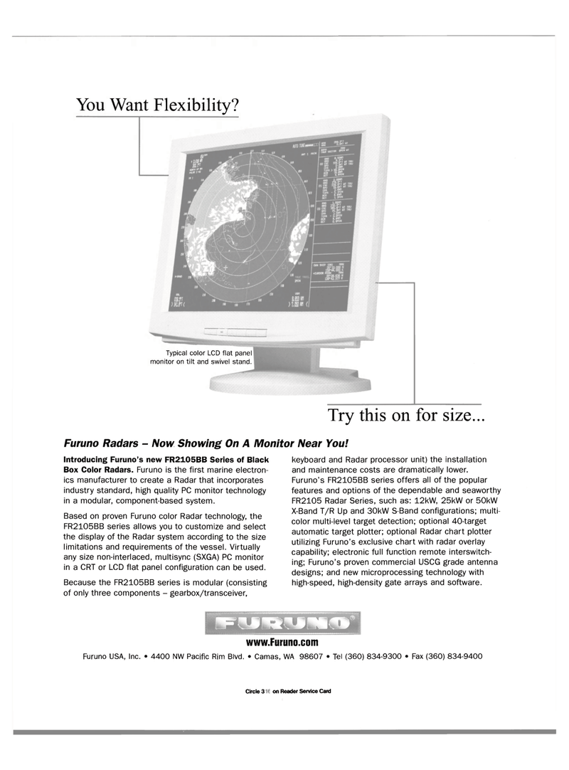 Maritime Reporter Magazine, page 4th Cover,  Mar 2000