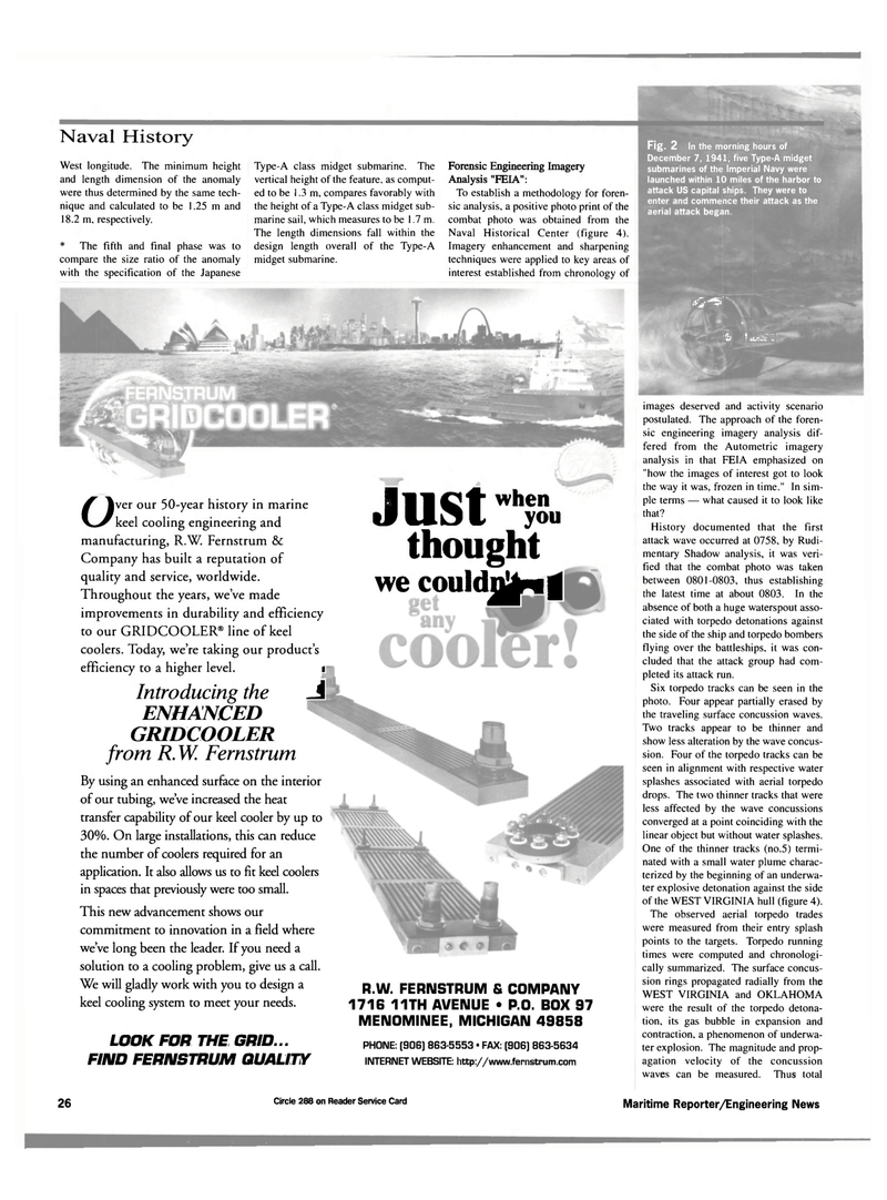 Maritime Reporter Magazine, page 26,  Apr 2000