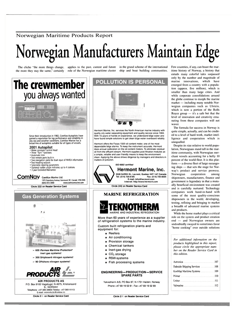 Maritime Reporter Magazine, page 64,  Apr 2000