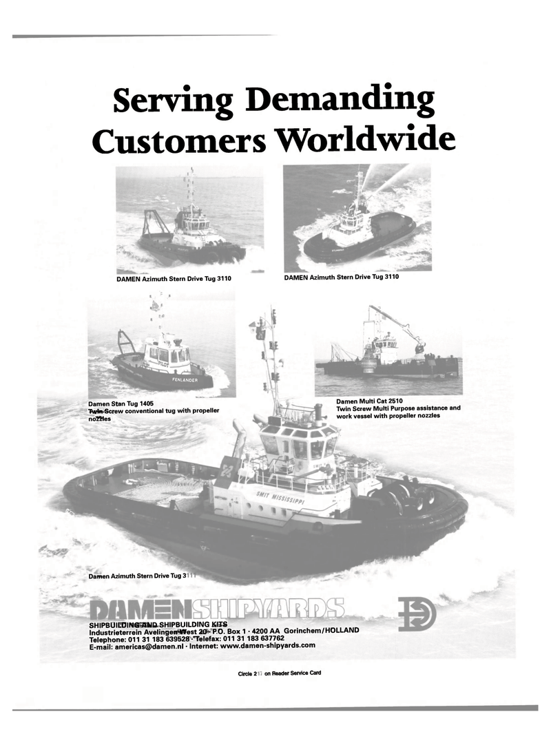 Maritime Reporter Magazine, page 9,  May 2000