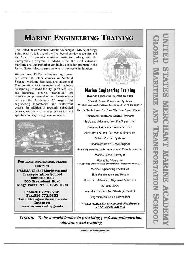 Maritime Reporter Magazine, page 5,  May 2000