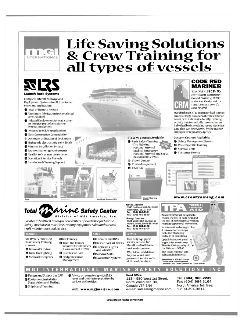 Maritime Reporter Magazine, page 19,  Jun 15, 2000