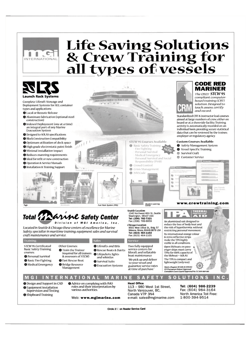 Maritime Reporter Magazine, page 9,  Jul 2000