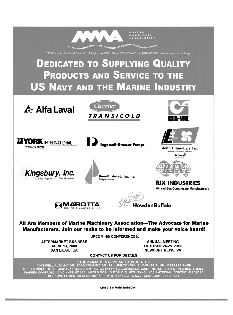 Maritime Reporter Magazine, page 14,  Sep 2000