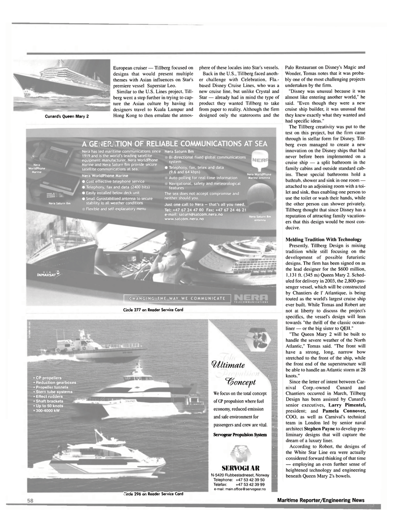 Maritime Reporter Magazine, page 60,  Sep 2000