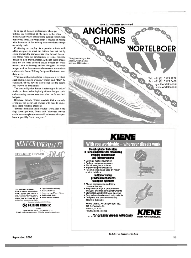 Maritime Reporter Magazine, page 61,  Sep 2000