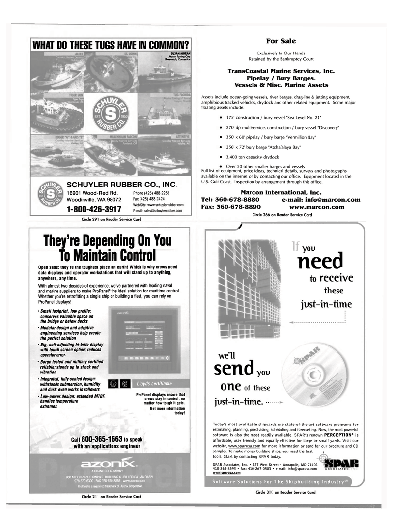Maritime Reporter Magazine, page 64,  Sep 2000