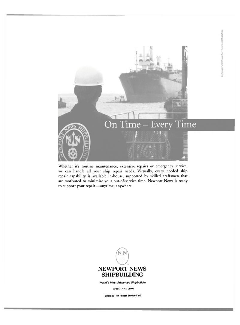 Maritime Reporter Magazine, page 47,  Oct 2000