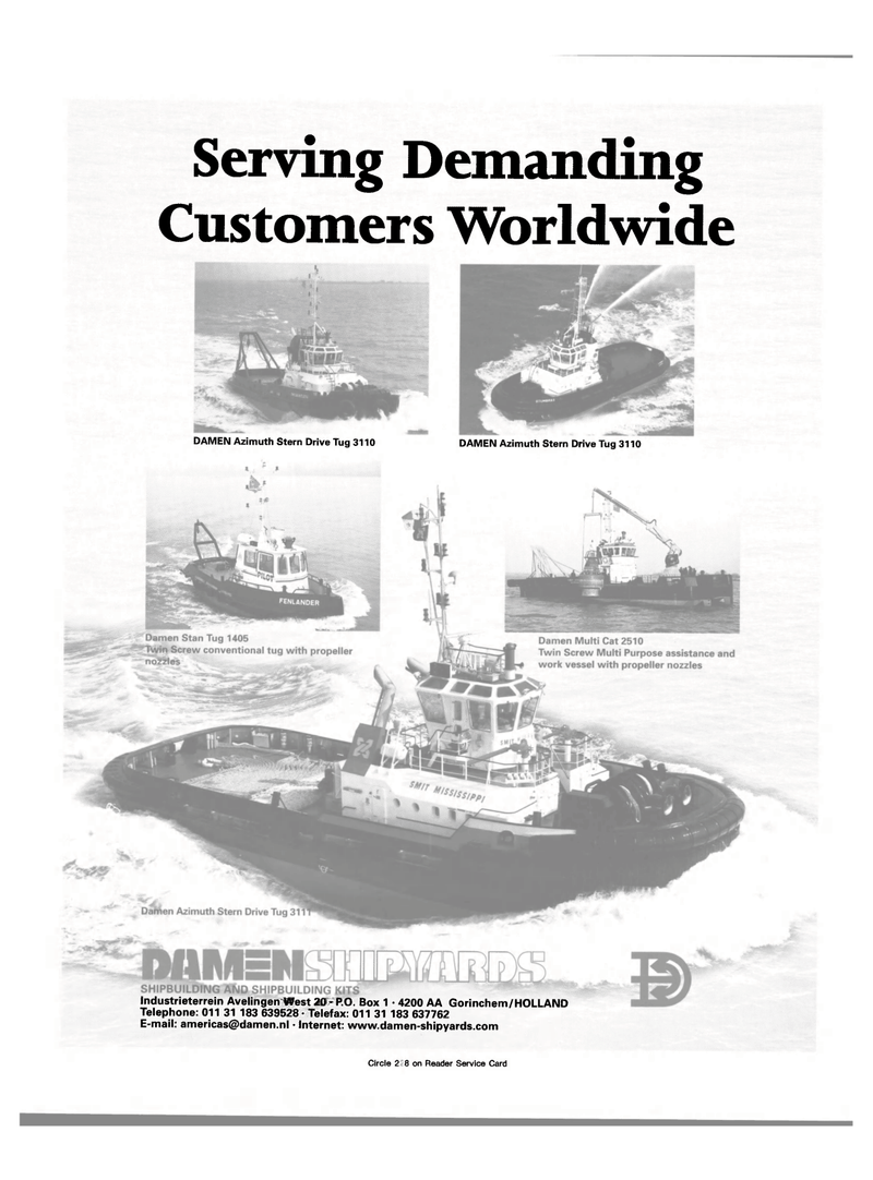 Maritime Reporter Magazine, page 51,  Oct 2000
