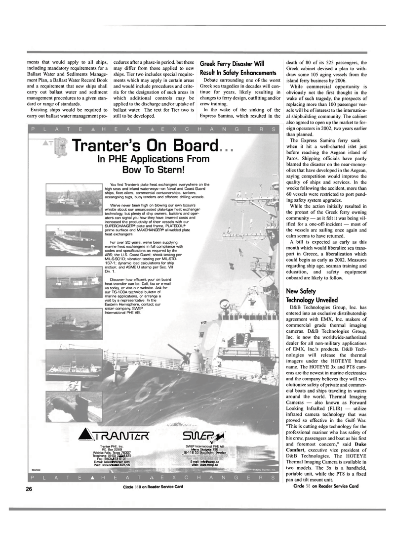 Maritime Reporter Magazine, page 28,  Nov 2000