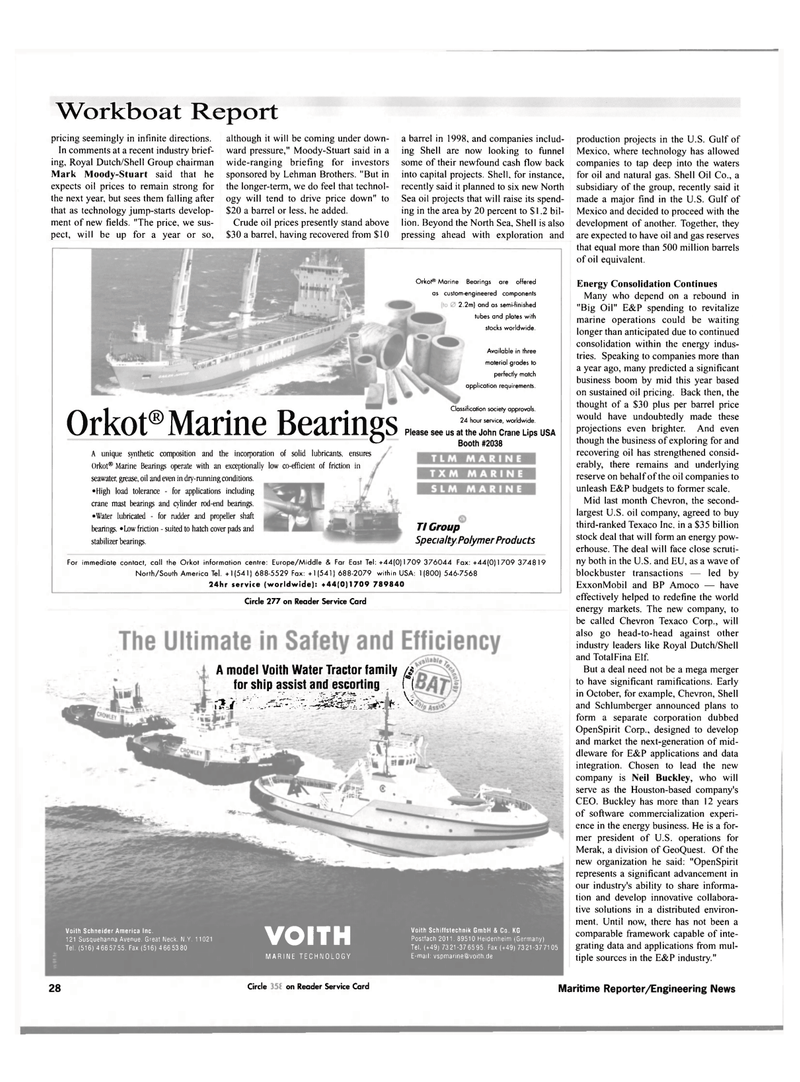 Maritime Reporter Magazine, page 30,  Nov 2000