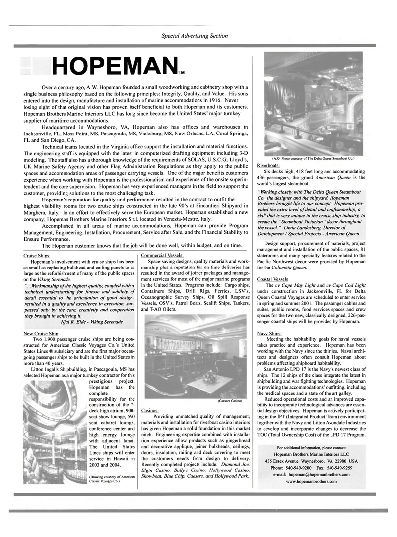 Maritime Reporter Magazine, page 44,  Nov 2000