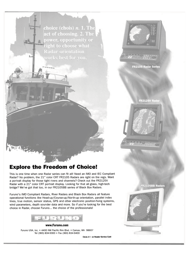 Maritime Reporter Magazine, page 7,  Nov 2000